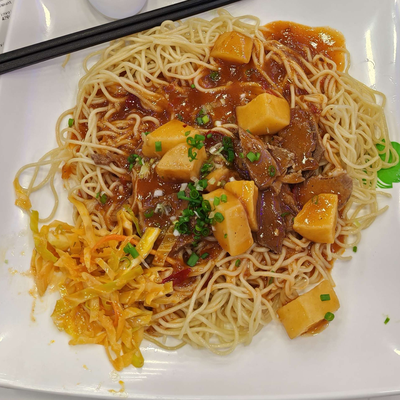 Braised Beef Potato Noodles